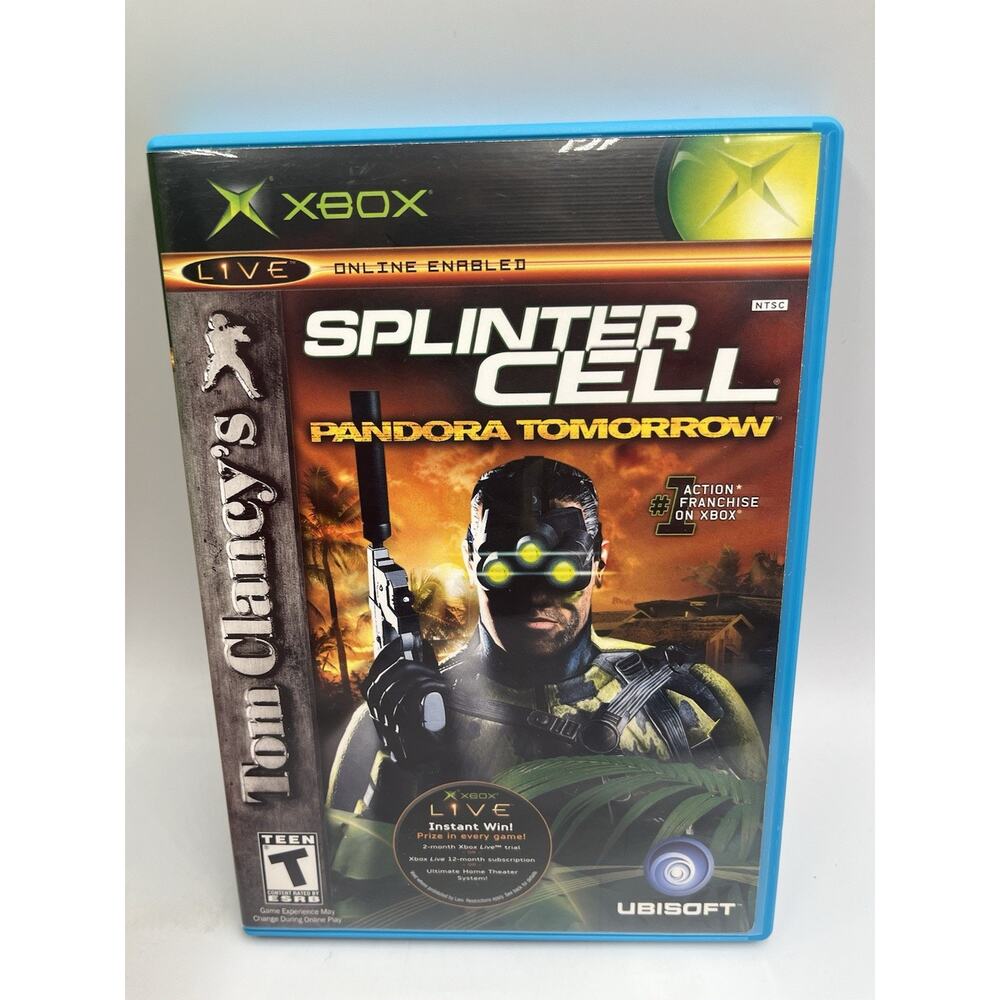 Tom Clancy's Splinter Cell: Pandora Tomorrow (Microsoft Xbox, 2004), CIB